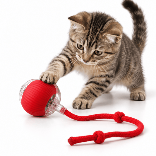 Jouet Chat Balle Interactive Automatique