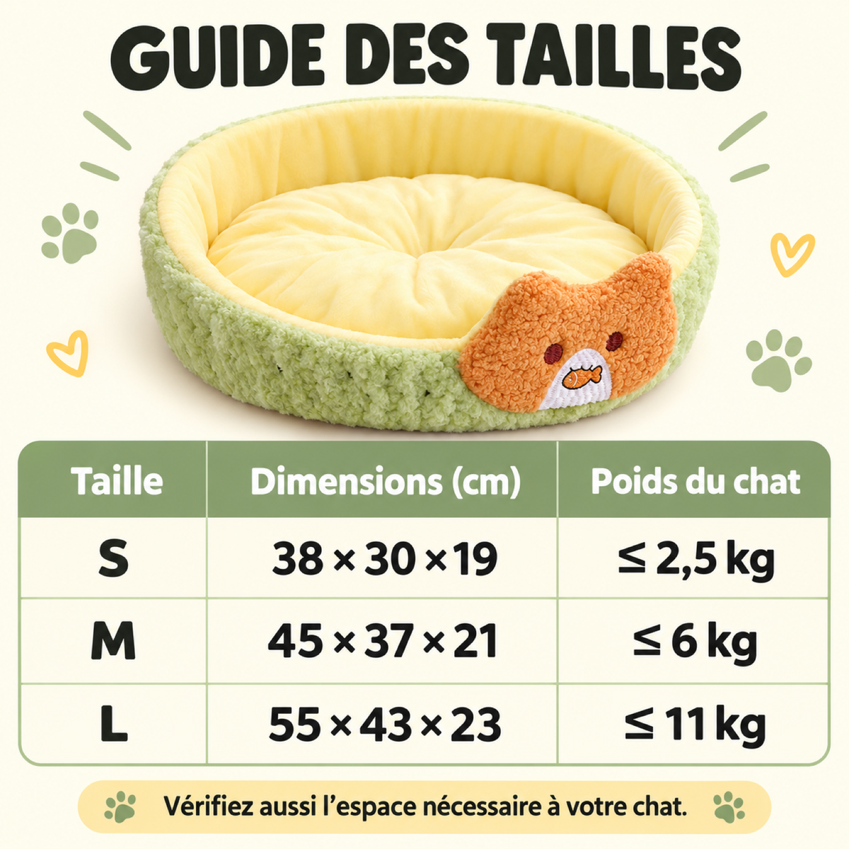 Panier Chat – Nid Douceur
