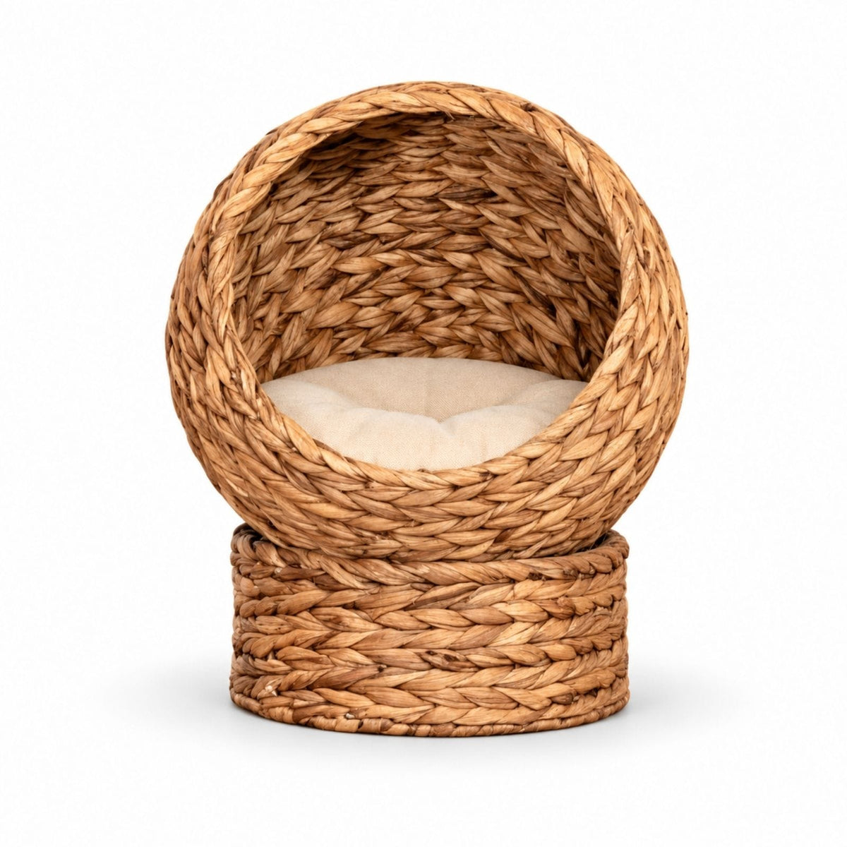 Panier Chat Rond en rotin