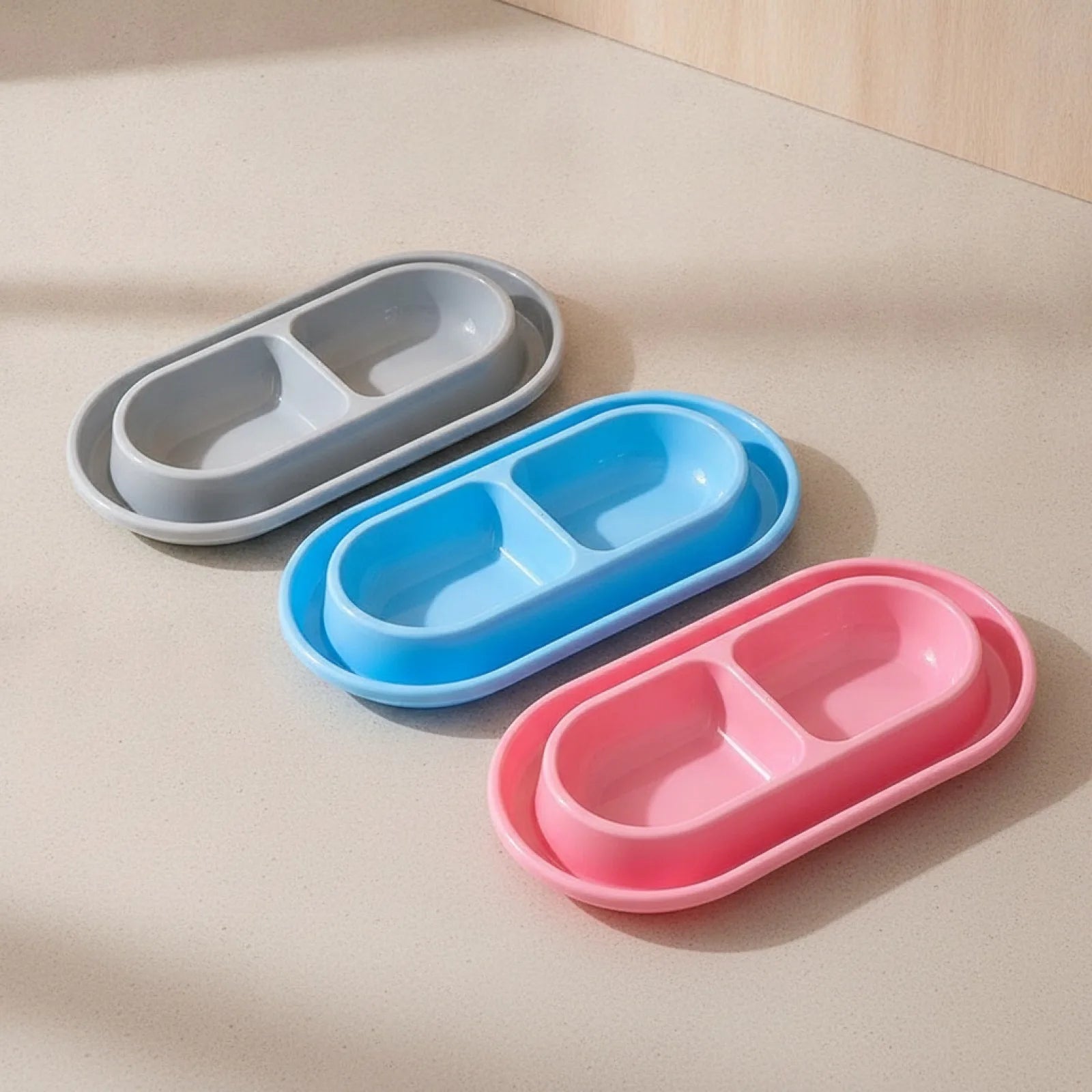 Gamelle Double Anti-Fourmis pour Chien et Chat