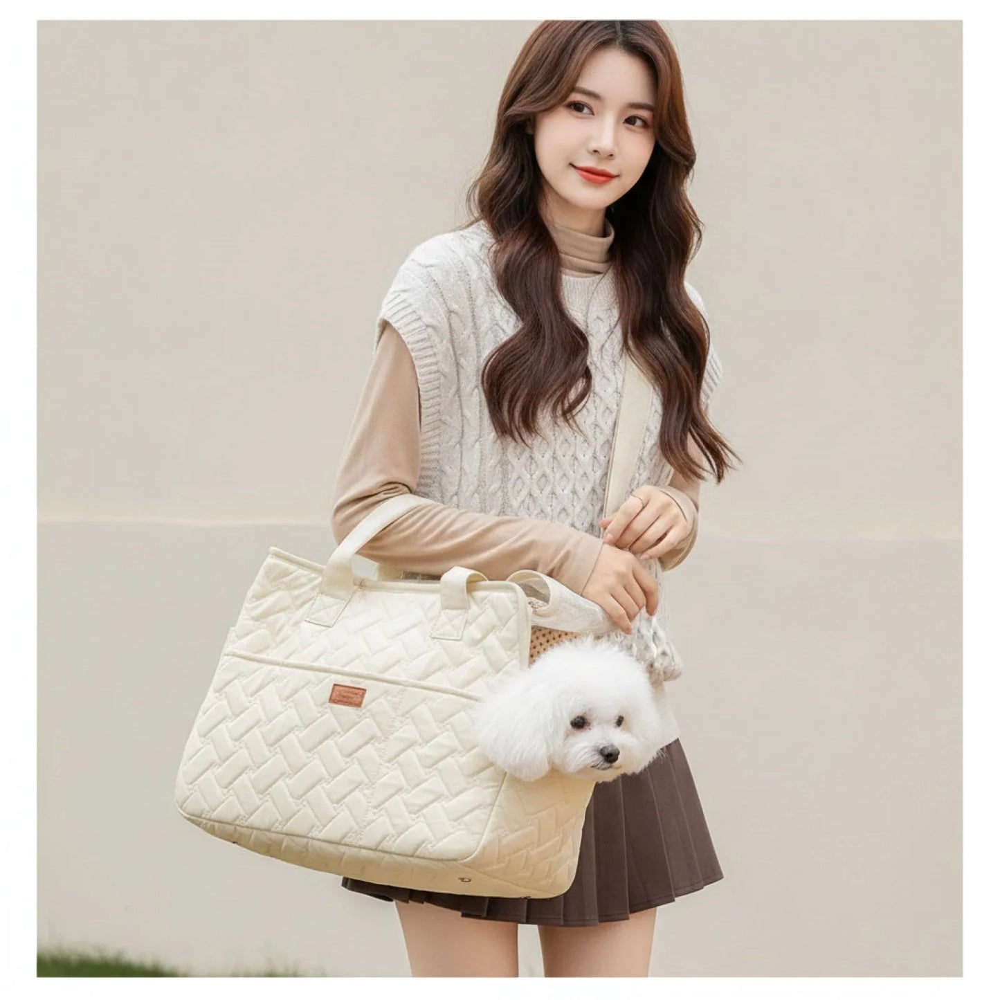 Sac de Transport Respirant pour Petit Chien & Chat