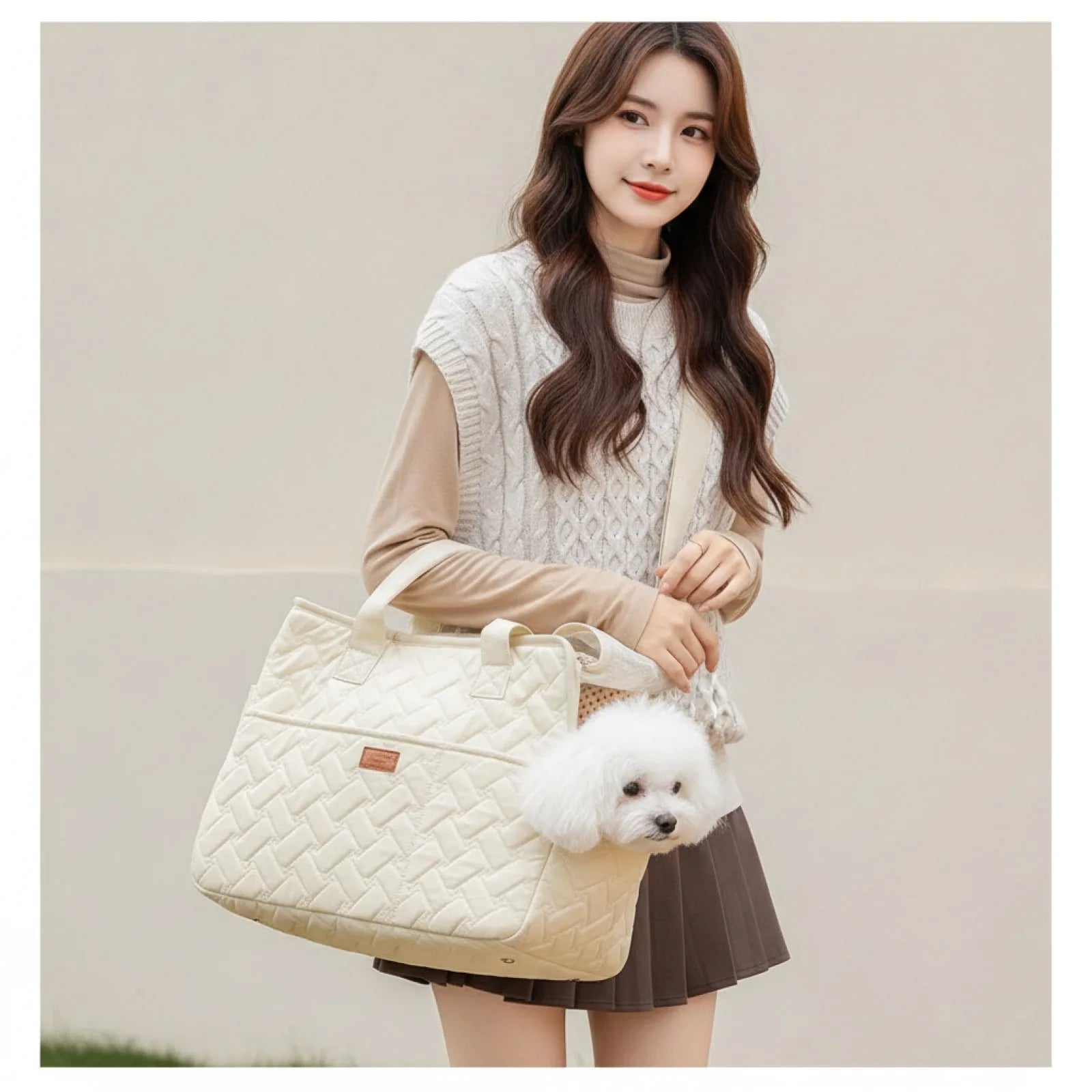 Sac de Transport Respirant pour Petit Chien & Chat