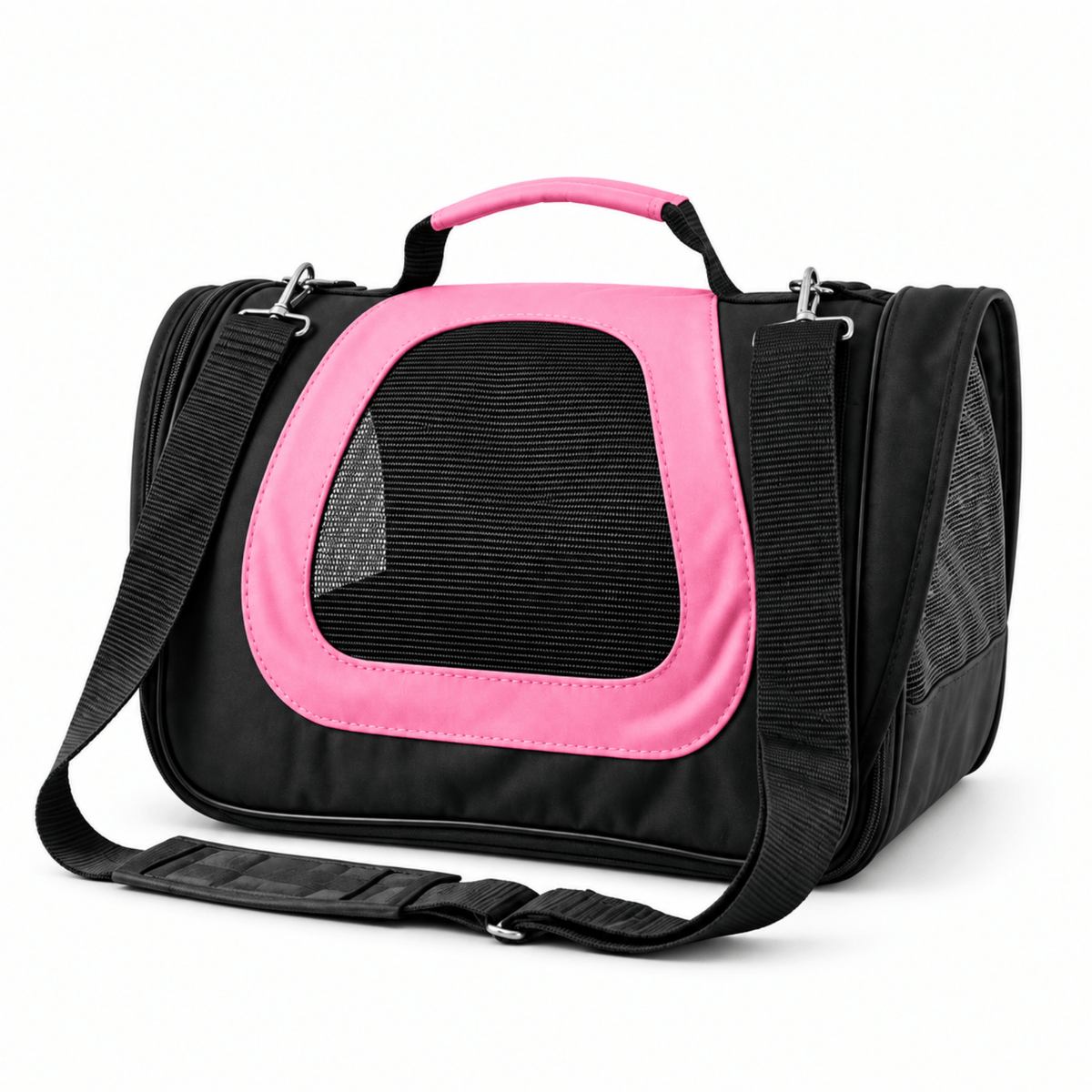 Sac de Transport Chat Pliable tissu Oxford et mesh nylon